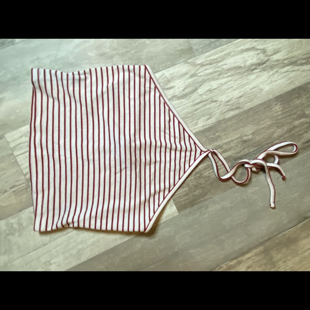 Center neck front tie top